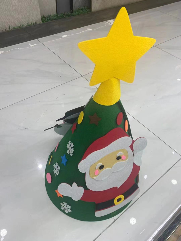 フェルトクリスマスツリークリスマス手作りDIY立体装飾屋内モールクリスマス装飾お祭りの雰囲気|undefined