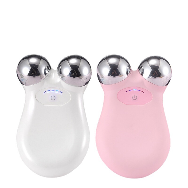 家庭用微電流美容器、鎮静美顔器、Vフェイスマッサージ、3Dローラー、エッセンス導入器、越境|undefined