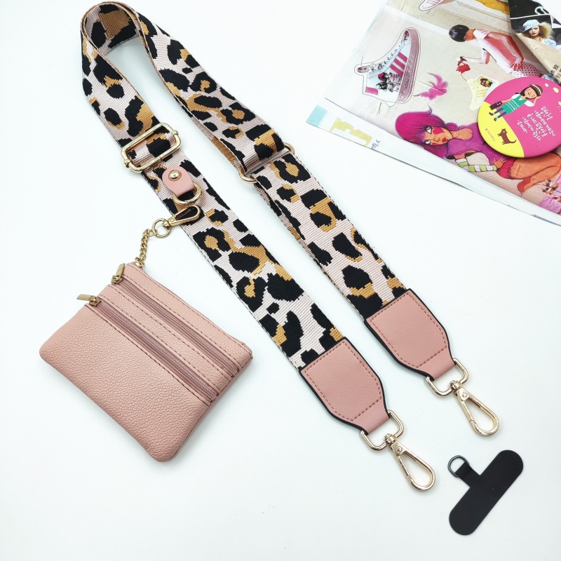 101g Weight Bag Strap Bag Accessories Type 1 Piece, 1 Set Quantity Casual, Daily Occasion Polyester Material Geometric, Leopard Pattern Simple Style, Classic Style Style 1 Piece 1 Set Polyester Geometric Leopard Bag Strap 9