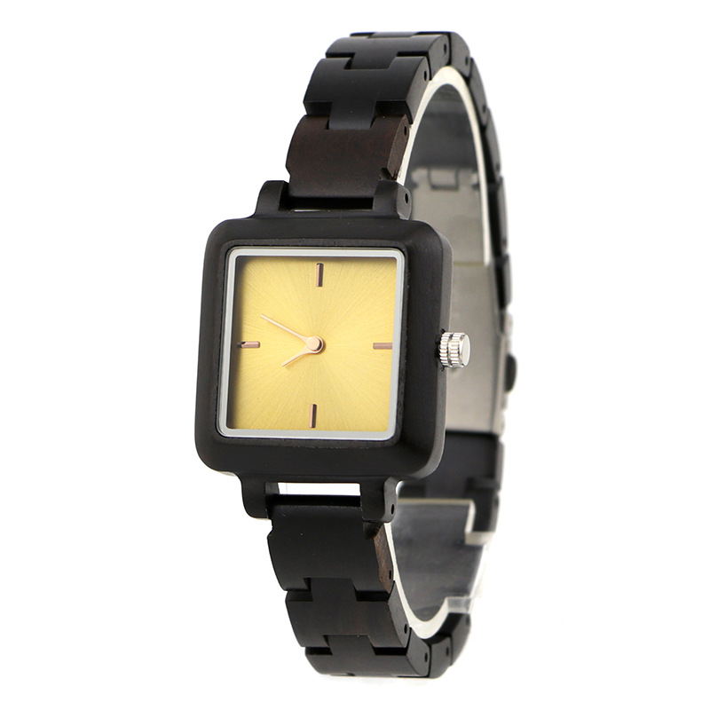 潮流时尚复古石英手工木制表男款定制时尚木质手表批发