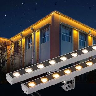 Wall Washer Outdoor Waterproof Indoor Wedding Spotlight Outdoor Sign House Exterior Wall Lighting Line Light 220 Cross-Border