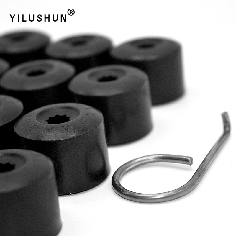 17mm 19mm 21mm universal del neumático de coche tapón rosca cubo decorativo plástico tuerca cubierta protectora