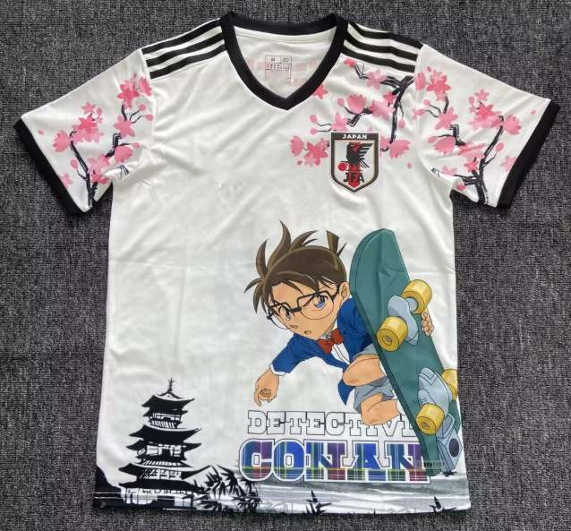 25-26 Nueva camiseta de anime de camiseta japonesa One Piece Samurai Sakura Dragon Ball Uniforme de fútbol transfronterizo de edición especial
