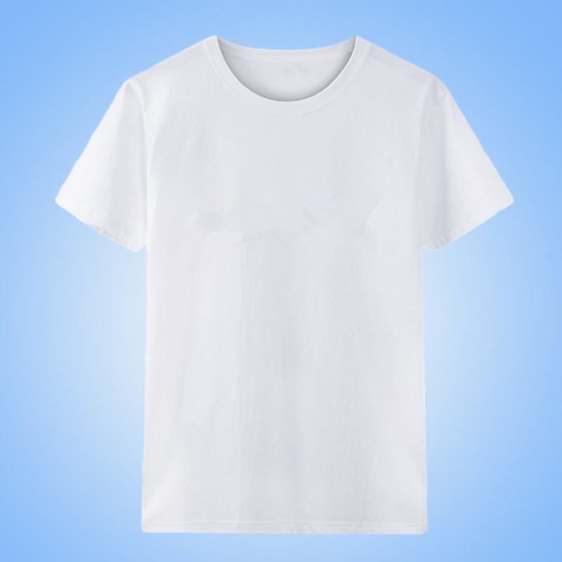 반소매 퓨어 화이트