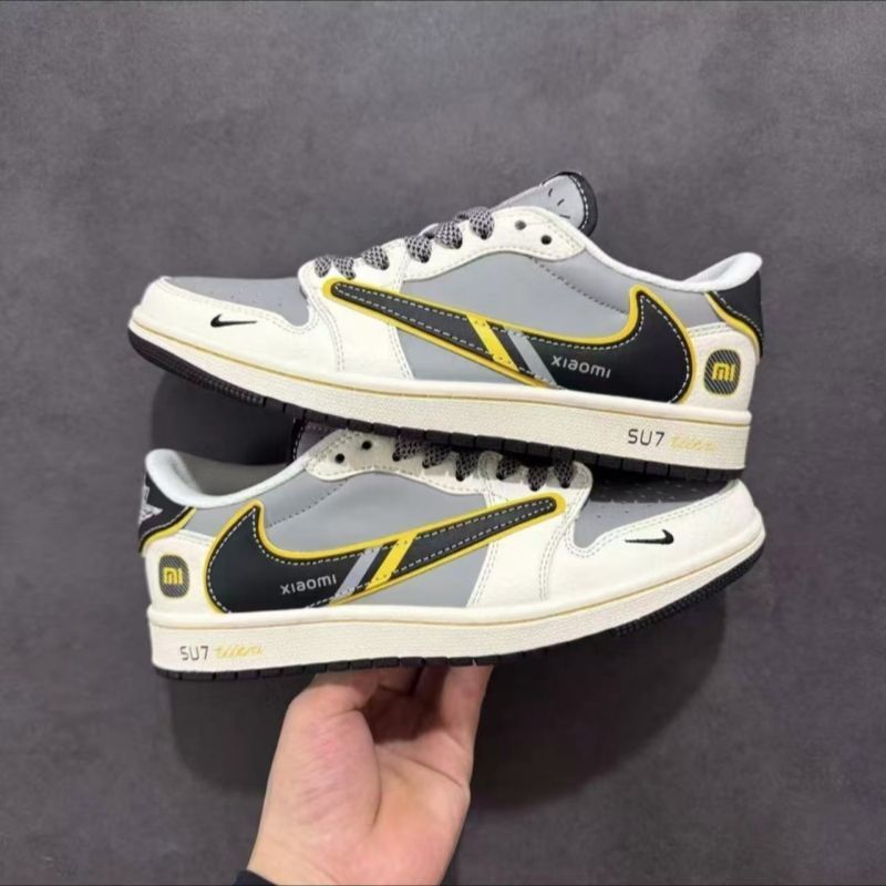 莆田純正 AJ1 ロートップアッシュバスケットボールシューズアッシュ郭アレン男性と女性のスポーツシューズクロスボーダー卸売|undefined