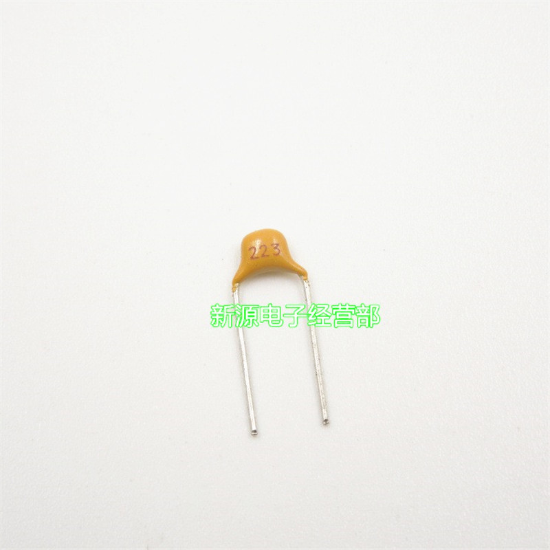 独石电容 50V223 多层瓷片电容 50V 223 0.022UF 脚距5.08mm