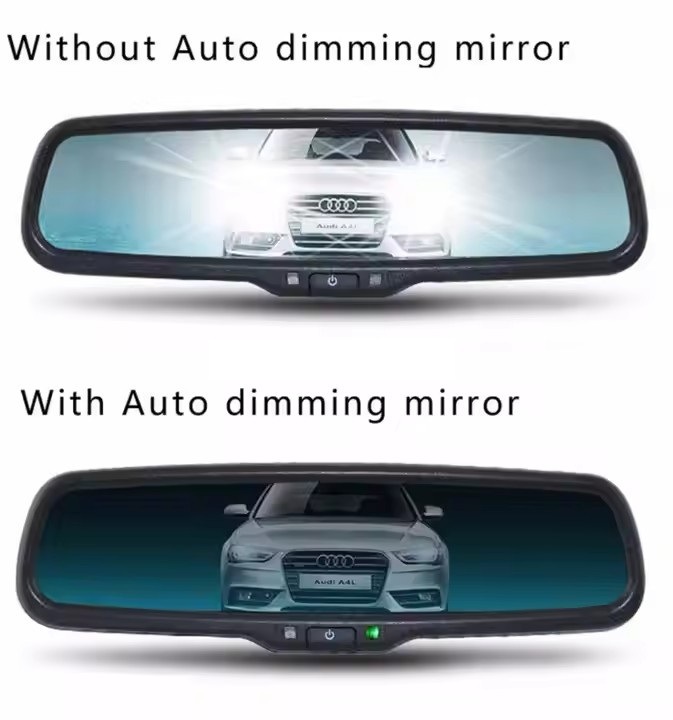 Automatic Anti-Glare Rearview Mirror, Intelligent Color-Changing, Manufacturer Supply, Suitable for Toyota and Honda