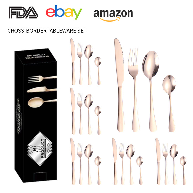 Caja de pasta de dientes oro rosa 16pcs