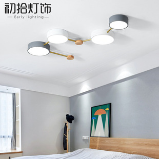 Nordic Macaron Bedroom Ceiling Lamp Modern Simple Creative led Splicing Room Lamps Color Children's Room Lamp