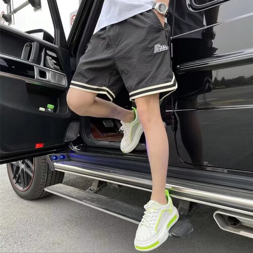 Summer Men's Ultra-Thin Ice Silk Quick-Dry Five-Pocket Embroidered Small Labels Fashion Versatile Breathable Casual Shorts