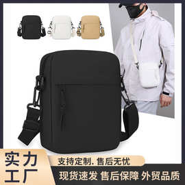 简约男包纯色跨境单肩迷你小方包休闲单肩包斜跨包轻便手机包袋