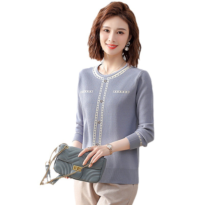 D7131 830K ÁO LEN NỮ TONTDI BIG SIZE NGOẠI CỠ MÙA XUÂN THU ĐÔNG TRUNG NIÊN THỜI TRANG NỮ G03 SẢN PHẨM MỚI