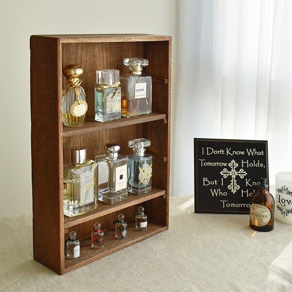 Japanese retro wooden storage system