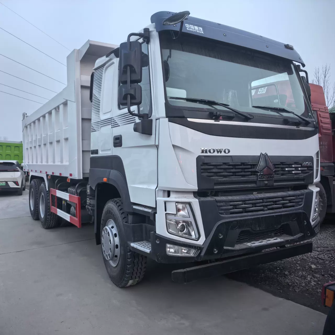 出口重汽豪沃V7-X重型自卸卡车非洲翻斗车前四后八陕汽德龙X3000