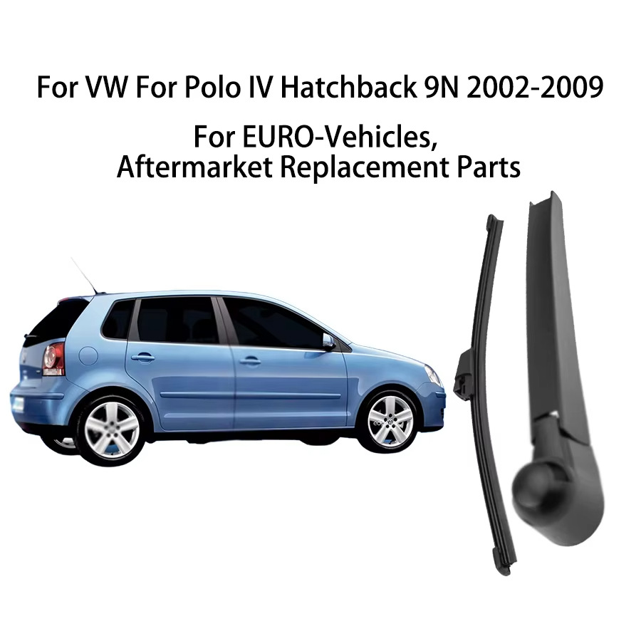 Suitable for Volkswagen Polo Iv Hatchback 9N 2002-2009 Rear Windshield Wiper Arm Blade