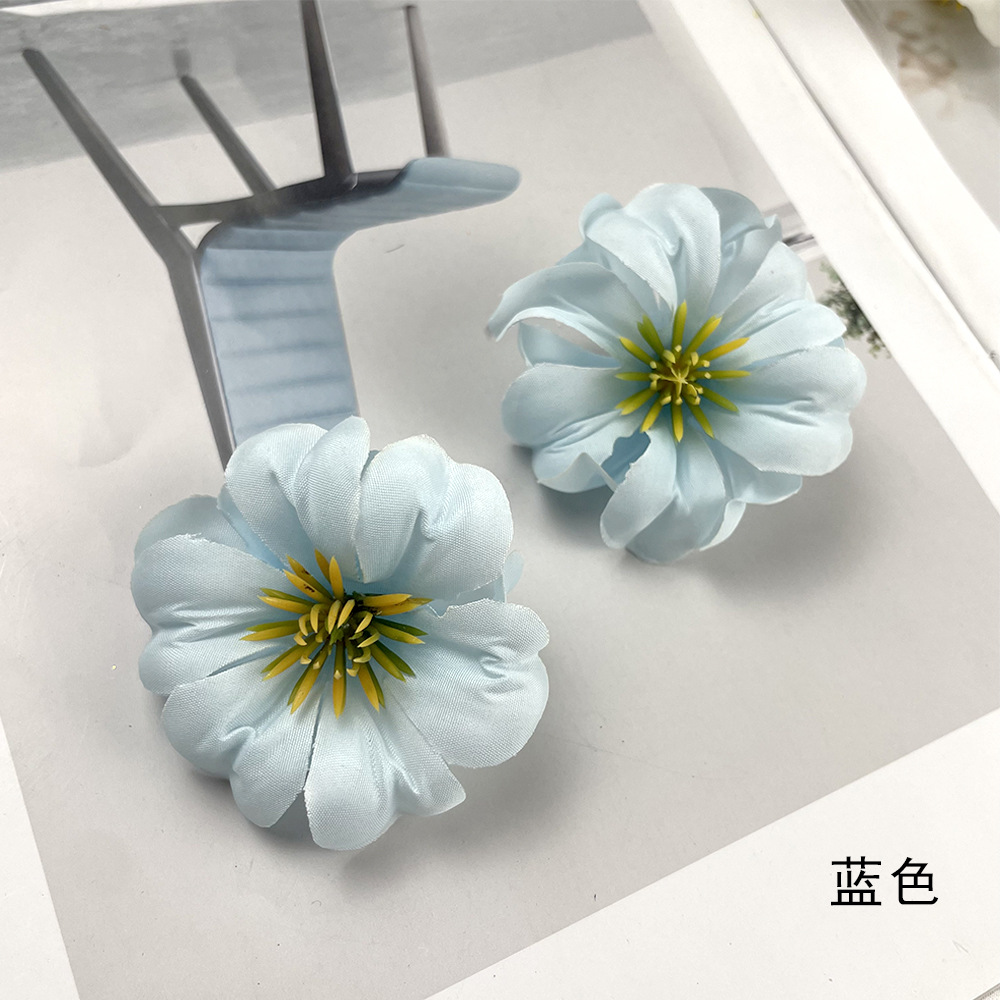 파란색