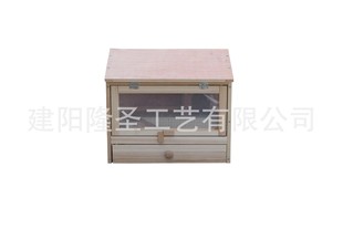 Hamster Solid Wood Cage Golden Bear Rutin Chicken Acrylic Pet Cage Rabbit Nest Household Golden Bear