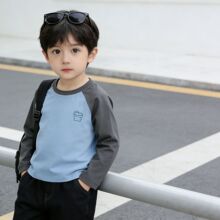 儿童纯棉打底衫2026春秋新款男女童保暖内搭上衣中大童长袖韩版恤