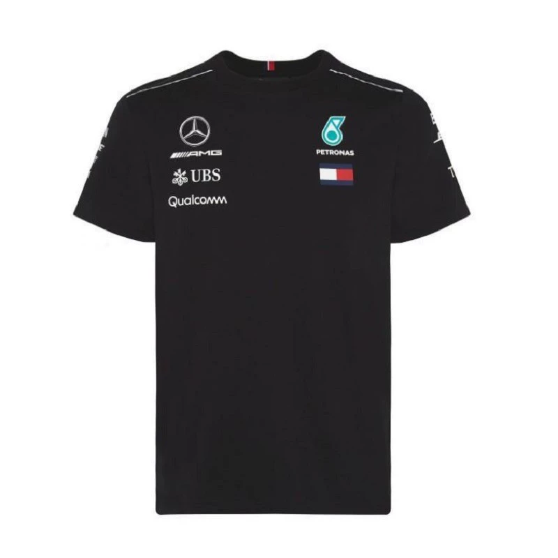 Mercedes Benz, быстро сохнущая дышащая туристическая футболка-майка, горная короткая футболка, гоночный автомобиль, спортивный костюм