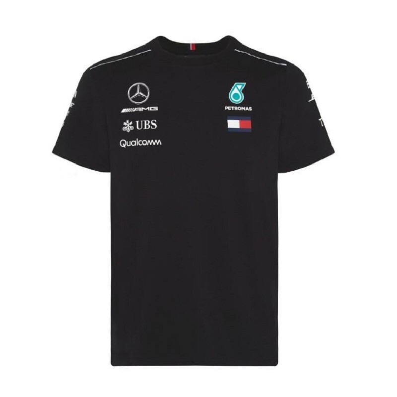 Quick-drying breathable downhill suit outdoor cycling suit short-sleeved T-shirt men's summer mountain bike F1 Mercedes-Benz racing sportswear Quick-drying breathable downhill suit outdoor cycling suit short-sleeved T-shirt men's summer mountain bike F1 Mercedes-Benz racing sportswear