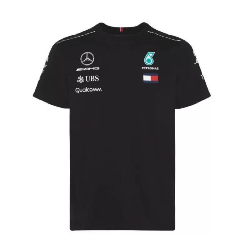 Mercedes Benz, быстро сохнущая дышащая туристическая футболка-майка, горная короткая футболка, гоночный автомобиль, спортивный костюм