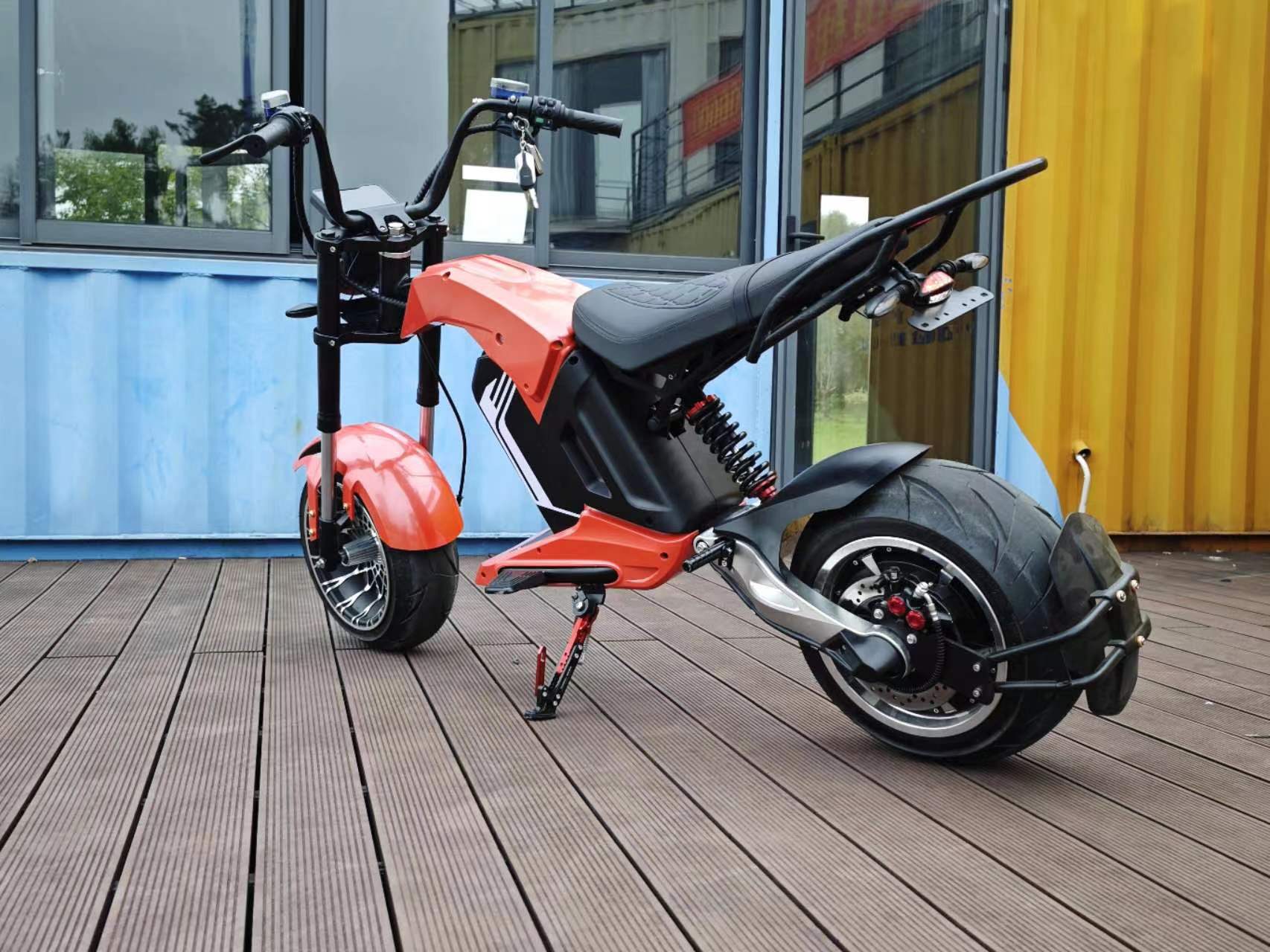 Eec, Dot Harley Electric Scooter Adult Mobility Scooter Overseas Delivery Two-Wheeled Motorcycle Hm-8 Electric Scooter Battery Vehicle