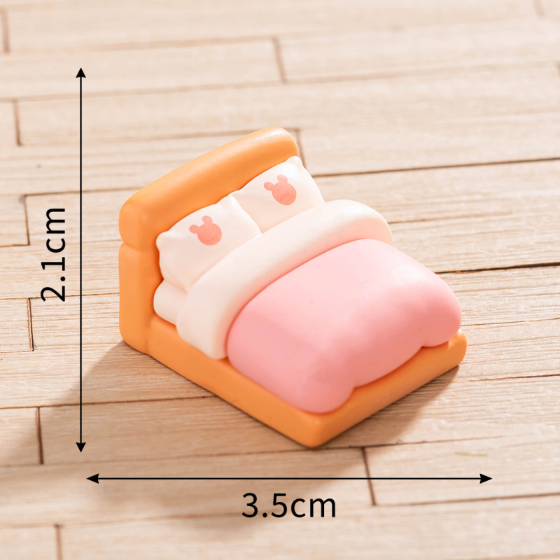 マイクロランドスケープクリエイティブかわいいかわいい小さな家具 diy ベビーハウスリビングルーム寝室の装飾アクセサリーデスクトップ小さな装飾品|undefined