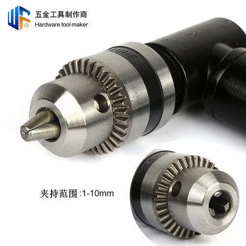 Cross-border electric hand drill three-claw chuck right angle drilling power tool accessories wholesale 90 degree corner drilling corner tool