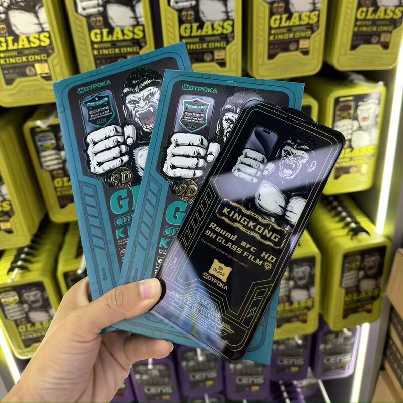 Wa King Kong 9D Arc Full-Screen Tempered Film Is Suitable for iPhone 17 Series Tempered Film
