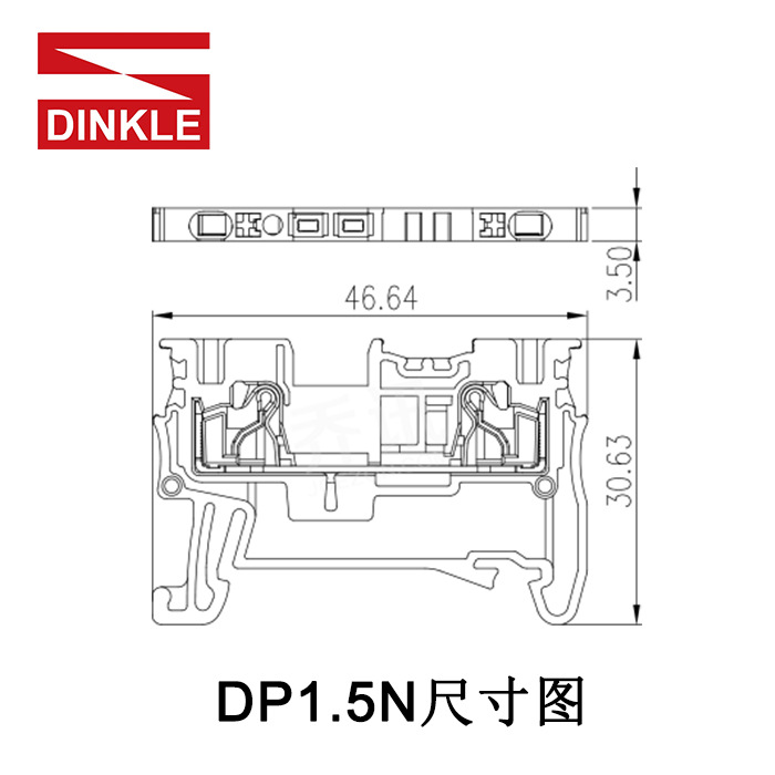 DP1.5N DINKLEֱ��ʽ����ֱͨ ���߶��� һ��һ��500V,17.5A,��ɫ
