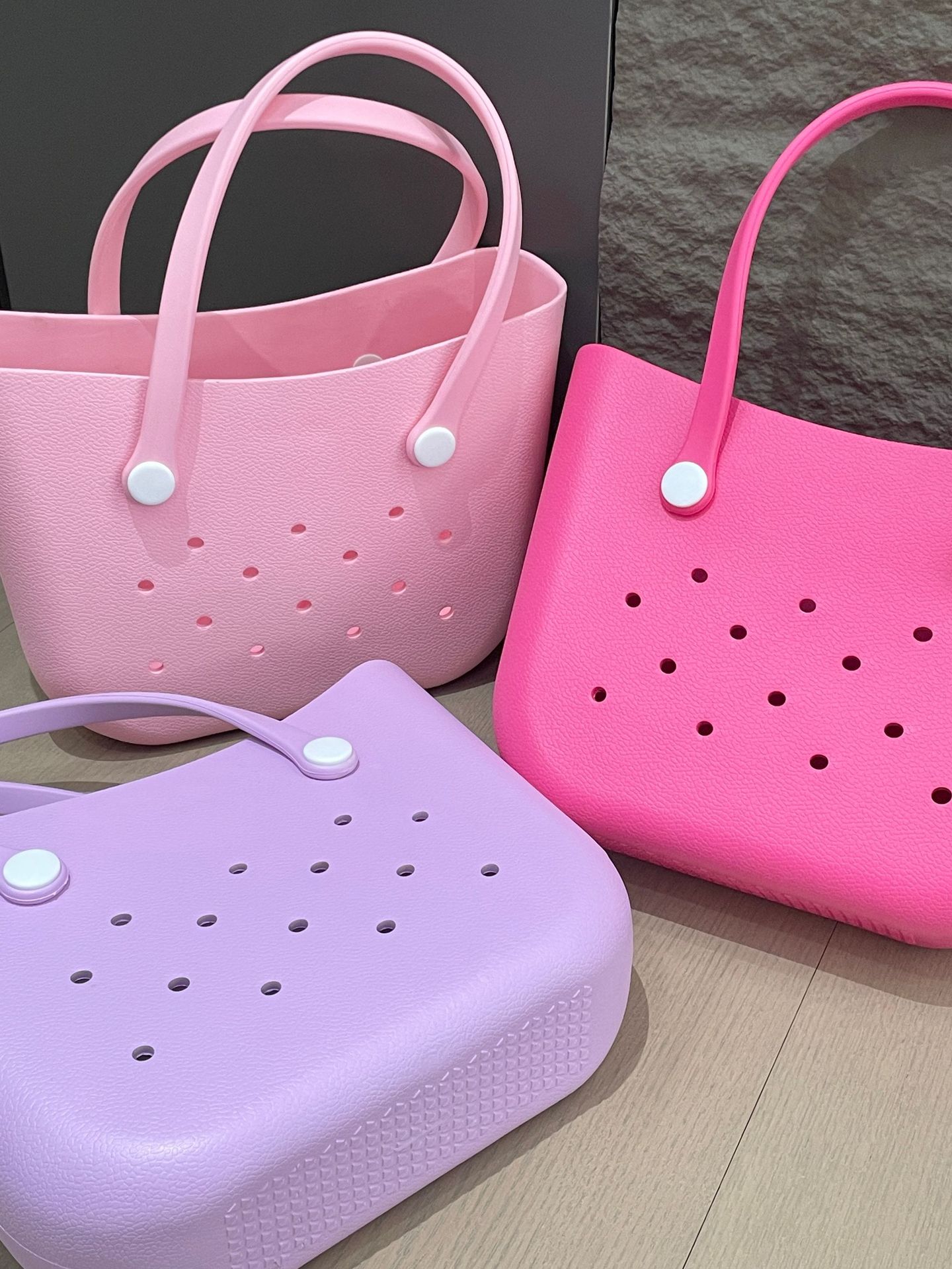 1696g Weight Open Closure Type Double Handle Strap Type Handbag Bags Type Casual, Daily Occasion EVA Material Solid Color Pattern All Seasons Season Women's Gender Streetwear Style Square Shape Women's EVA Solid Color Streetwear Square Open Handbag 10