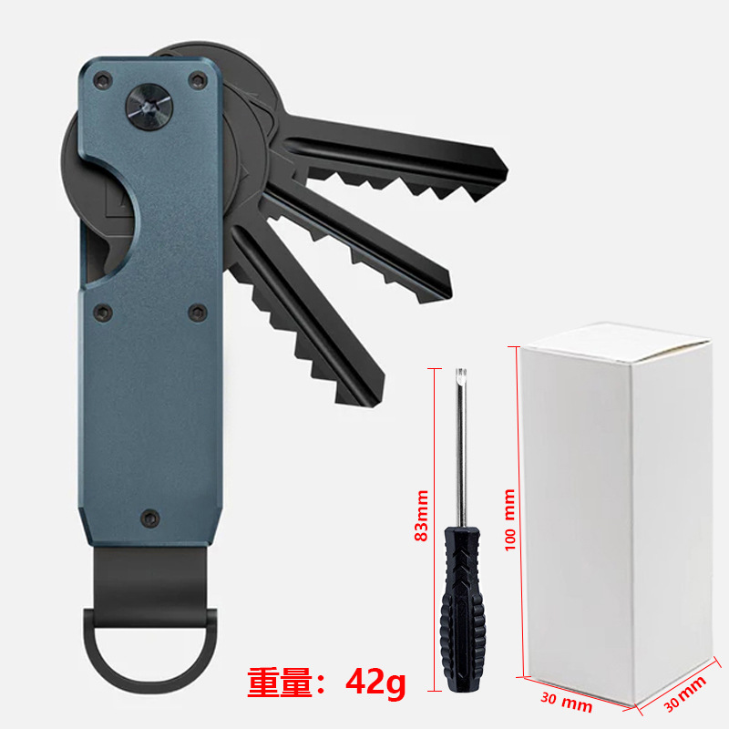 Keychain metal spot transfronterizo de aleación de aluminio Key Holder Best regalos en el extranjero