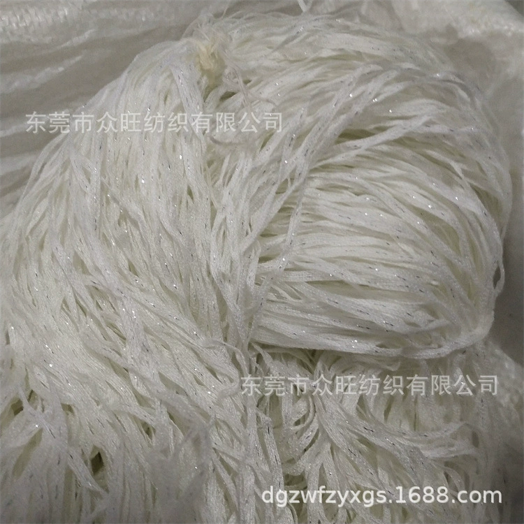 Оптовая тканая лента пряжа Flat Ribbon Yarn быстрый прядение бренд шерстяная пряжа хлопковая нейлоновая полиэфирная смесь особая фантазия пряжа лента пряжа