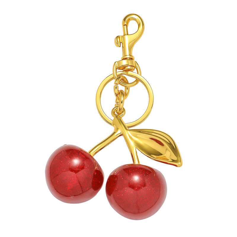 New personalized resin cherry key chain pendant New personalized resin cherry key chain pendant