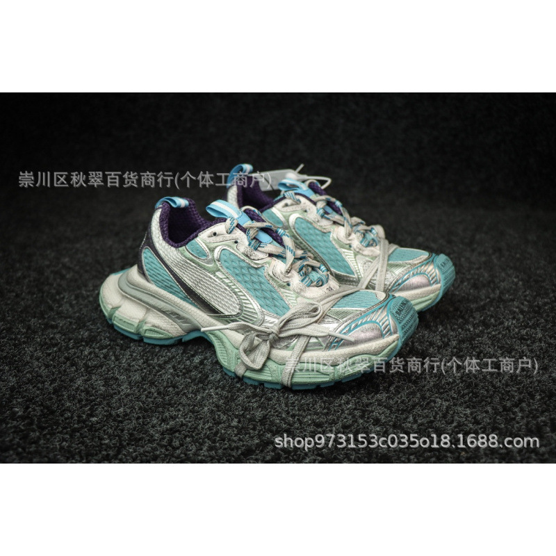 莆田纯原巴黎Track男女鞋复古户外厚底增高情侣鞋跑步鞋