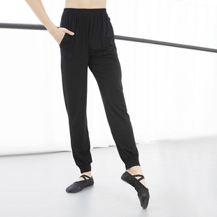 New Black Dance Pants Men's Adult Art Test Dancing Practice Pants Radish Pants Loose-fit Test Pants Practice Pants