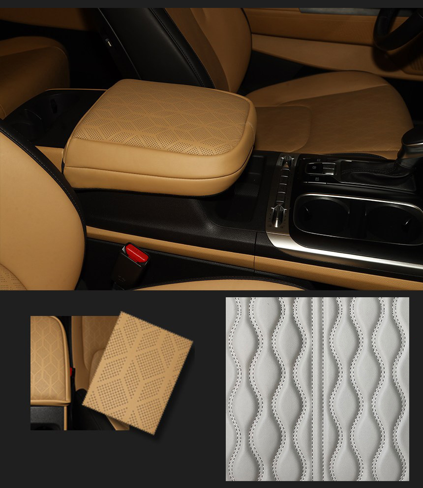 Special central armrest box protective cover and anti-slip mat for the fourth-generation Kia Carnival, car storage box heightening pad