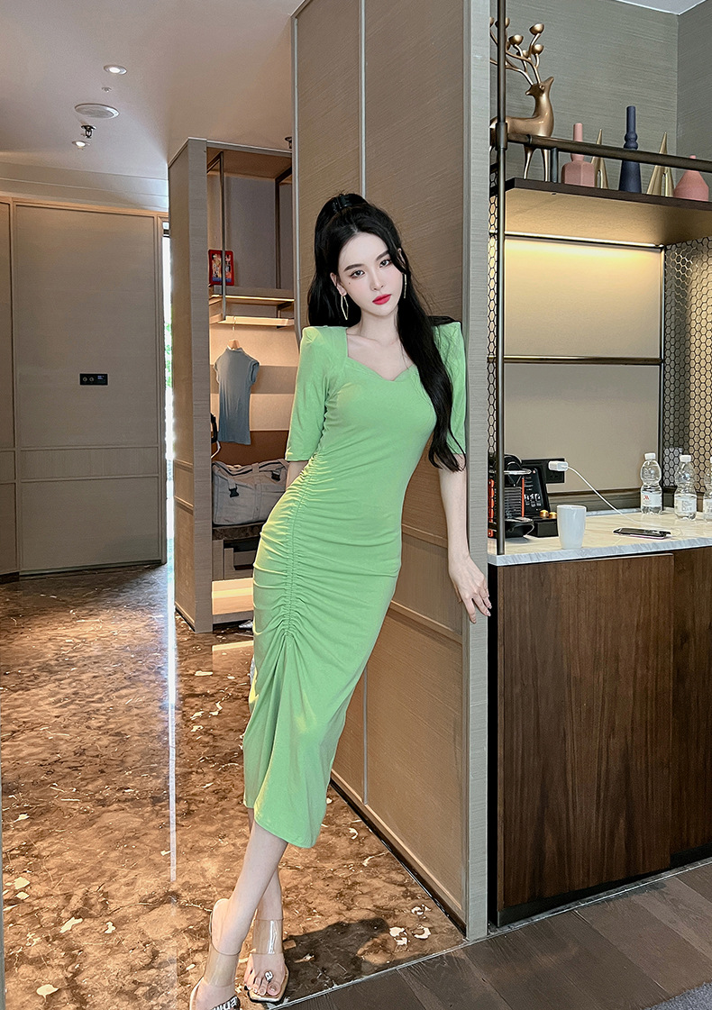C1670 990K VÁY ĐẦM LIỀN THÂN DÁNG DÀI NỮ CHOTDNG ÁO LEN DÁNG ÔM BODY GỢI CẢM SEXY MÙA HÈ THỜI TRANG NỮ G03 SẢN PHẨM MỚI