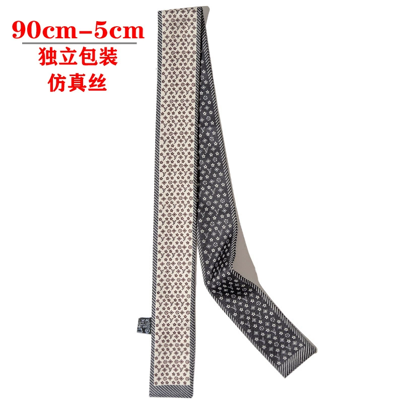 Silk Scarf Hairband (Suhang) long streamer 89×3.8 cm, lightweight gift box option