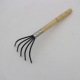 Large clam rake without net pocket*five teeth*22*high carbon steel*150*280