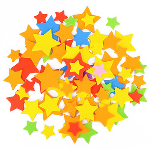 Children's handmade EVA three-dimensional stickers DIY material package children's sponge paper small patch with adhesive