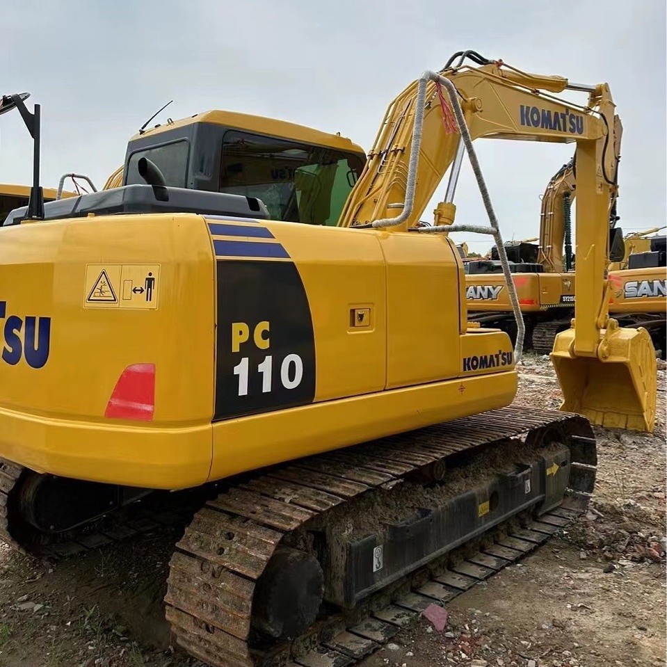 Exportación doméstica de segunda mano Komatsu100 PC110 PC120 PC130 fábrica de importación de excavadoras