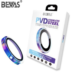 BEVAS Apple 15 Camera Lens Film PVD Stainless Steel Lens Protector Corning AR Eagle Eye Compatible with iPhone 15 Pro