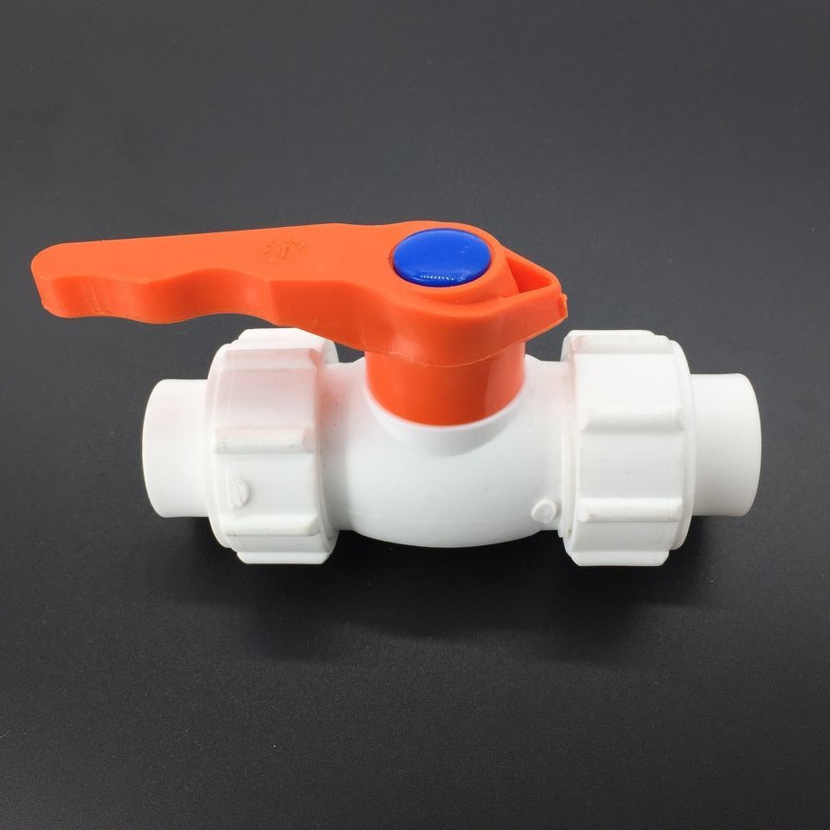 南方阀门 PPR水管热熔管件全塑双活接球阀门 工厂供应