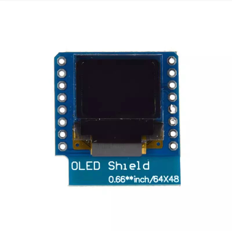 Модуль OLED-дисплея 0.66 дюйма LCD IIC/I2C интерфейс для мини-дисплея D1