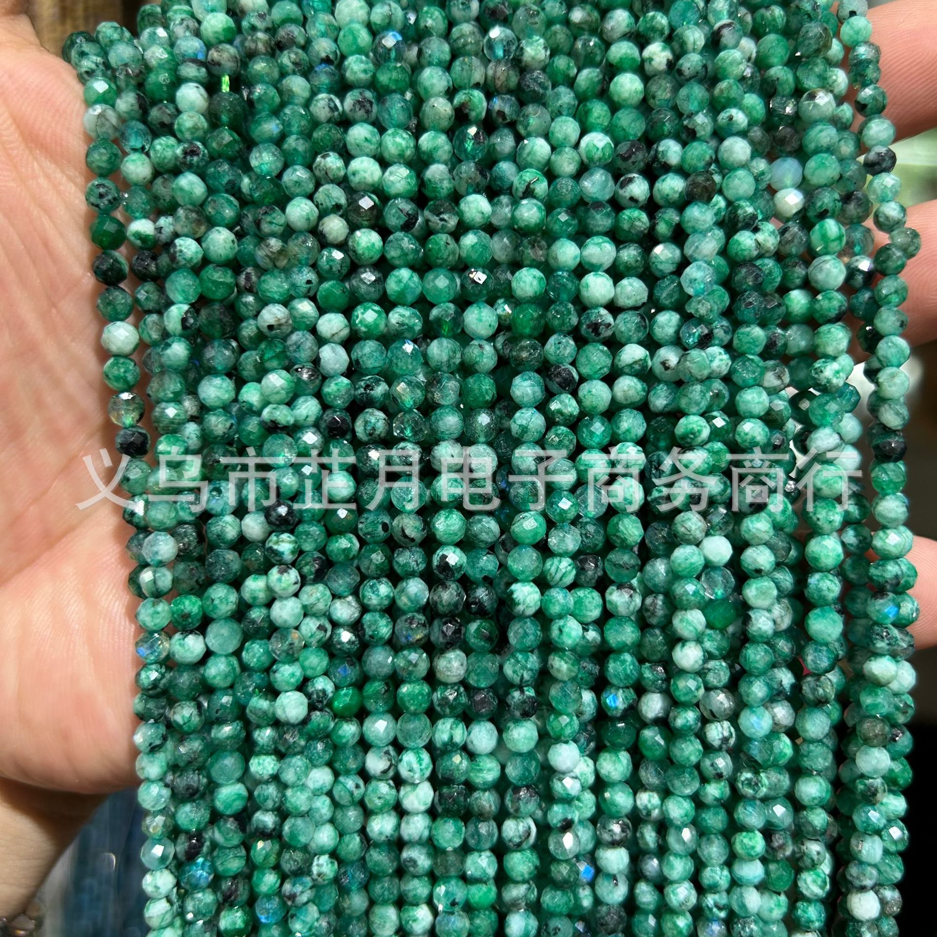 Pequeñas cuentas 2mm3mm4mm facetas todo tipo de ágata Cristal de piedra natural granos sueltos DIY joyería pulsera collar