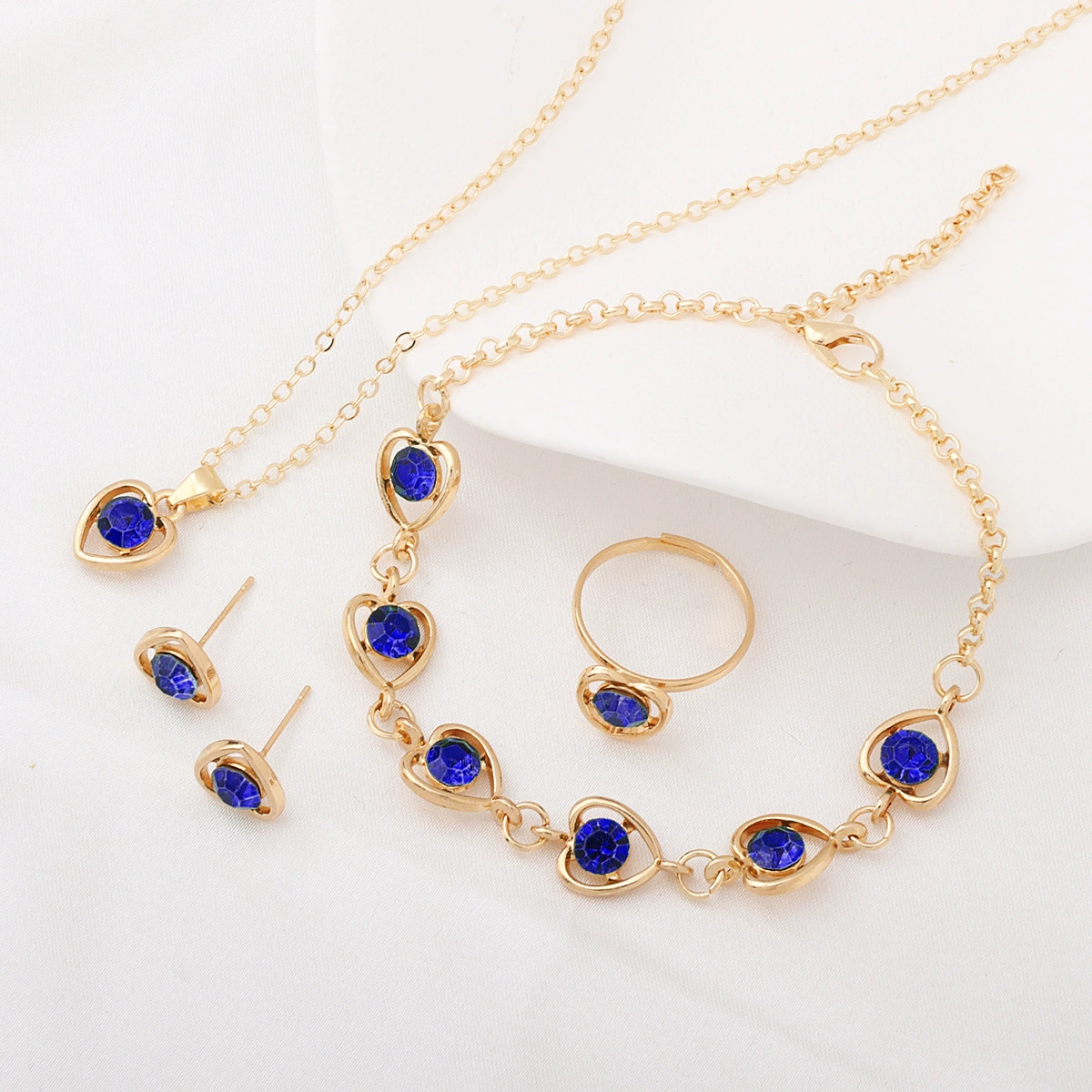 Accessory, earrings, jewelry, set, necklace, ring, European style, for import