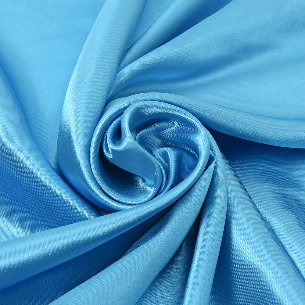 Women's Fashion Solid Color Satin Sewing Silk Scarves display picture 5