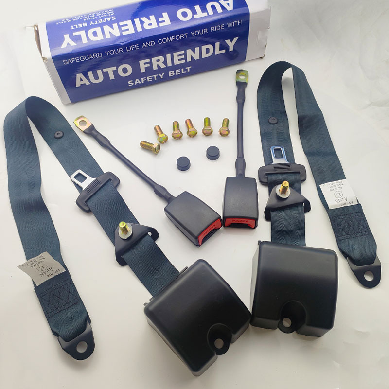 Cross-Border Hot-Selling Automatic Retractable Three-Point Safety Belt for Buses, Trucks, and Passenger Vehicles, Front and Rear Diagonal Shoulder Type with Emergency Lock