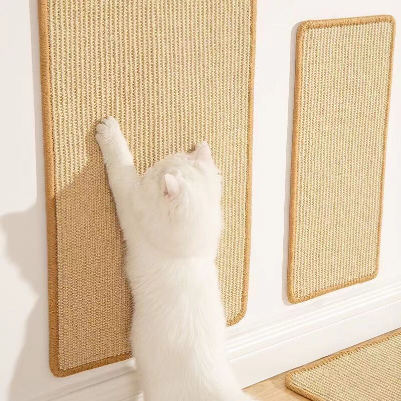 剑麻猫抓板立式贴墙耐磨不屑防抓沙发神器墙面保护猫咪磨爪包邮|undefined